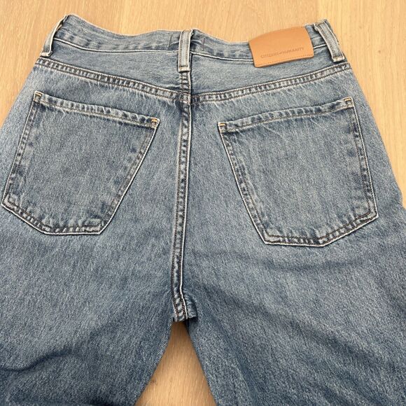 Citizens of Humanity Jeans Women 25 Annina High Rise Wide Leg Relaxed Button Fly - Picture 7 of 8